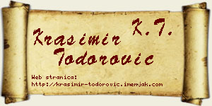 Krasimir Todorović vizit kartica